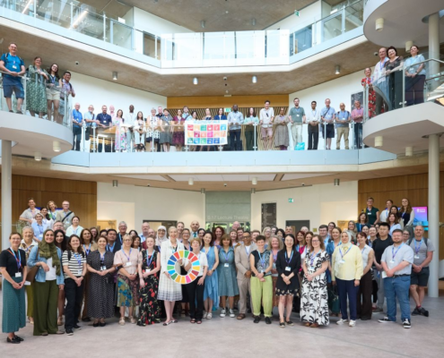Group picture of UK PRME Conference participants at The University of Bath Management School